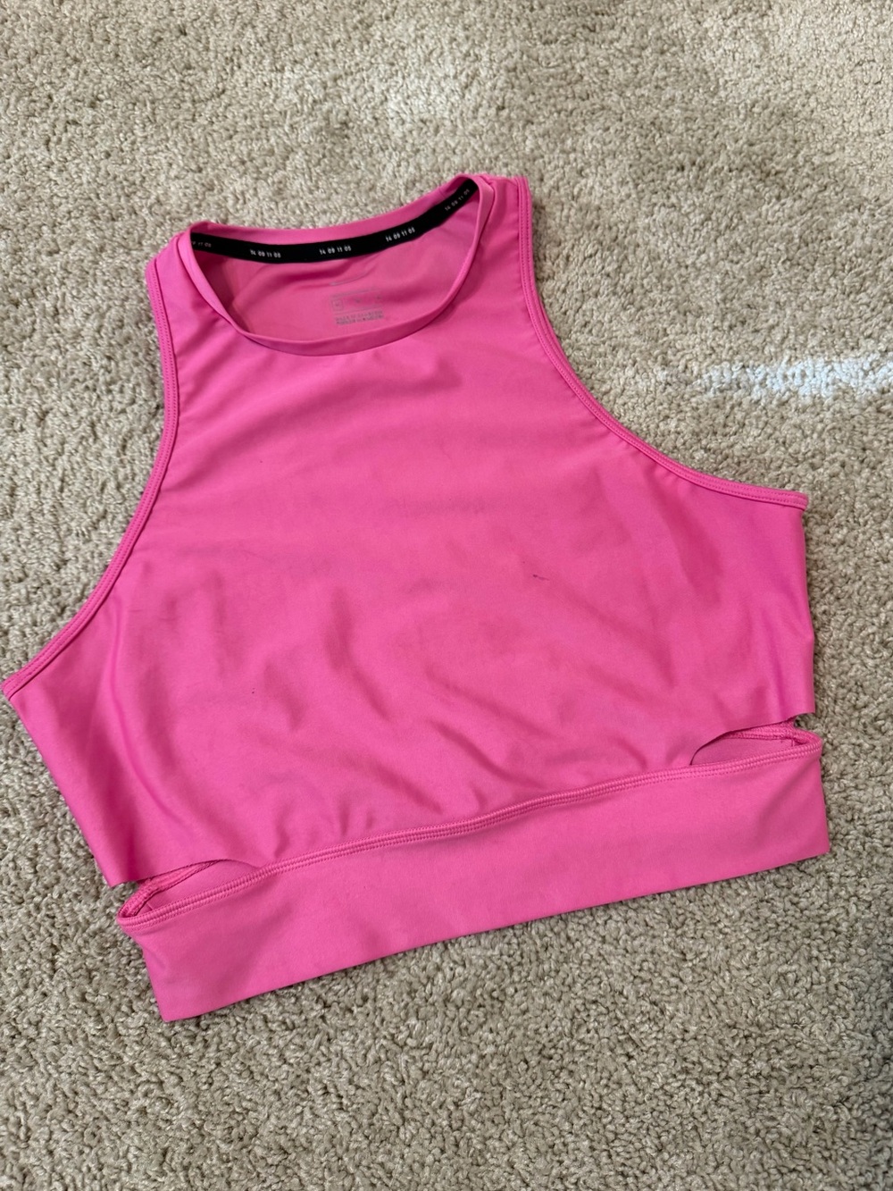 Nike Hot Pink Athletic Tank, Medium